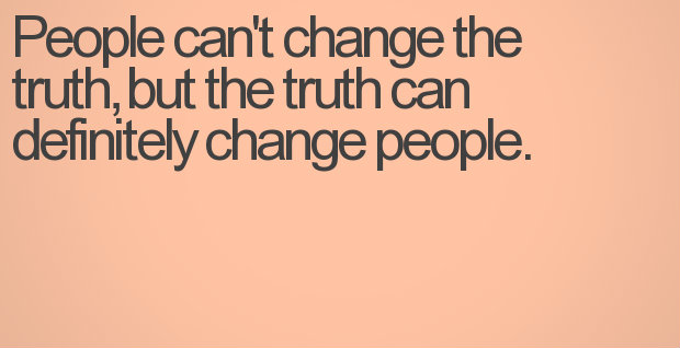 We get letters: People can change