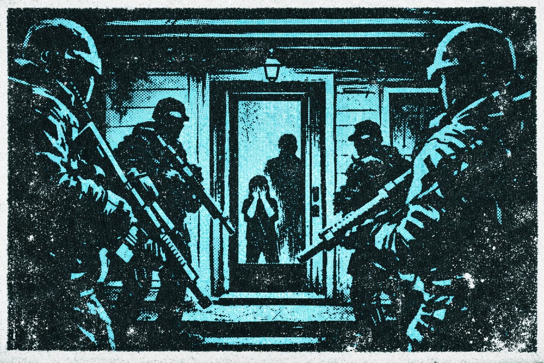 ICE at the Bedroom Door Near Philly