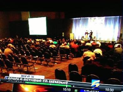 You can actually hear the crickets.