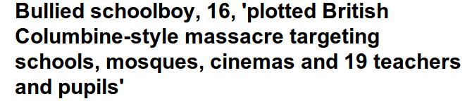 Actual Daily Mail headline