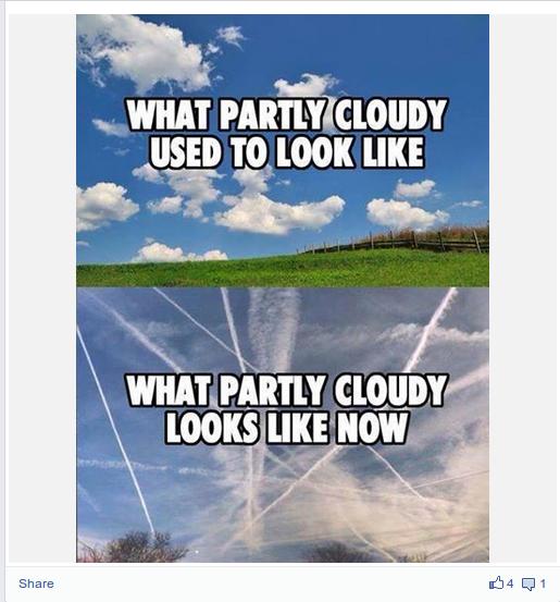 He believed in chemtrails.