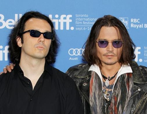 Johnny Depp receives the mark of Damien Echols