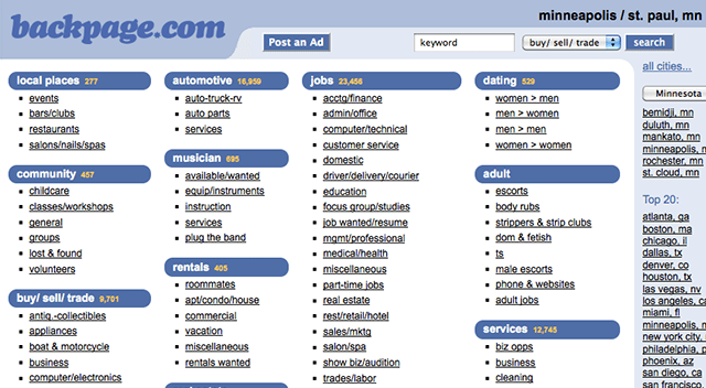 backpage