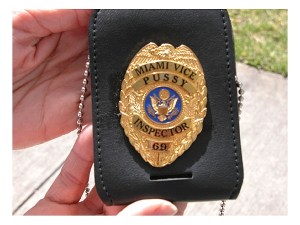 What a fake cop's badge may look like. (Unrelated to story)