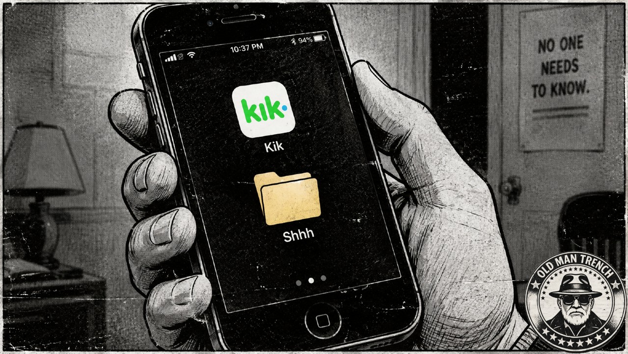 Kik Kreeper Has Folder on Phone Labeled “Shhh”
