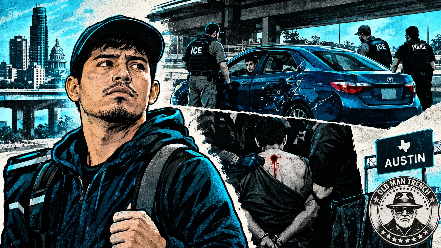 ICE Shot a Delivery Driver in the Back in Austin, Texas